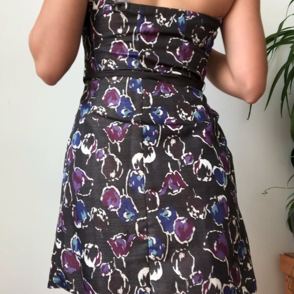 American Eagle strapless floral dress - Picture 3 of 10